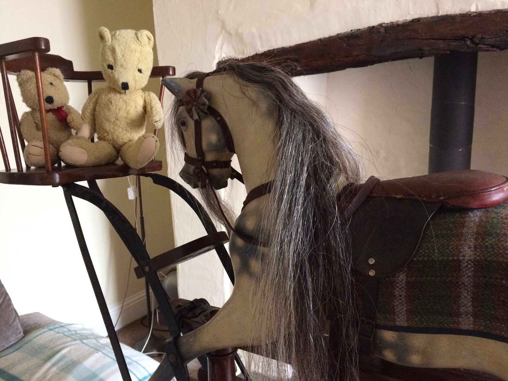 Antique Lines Brothers Nursery rocking horse
