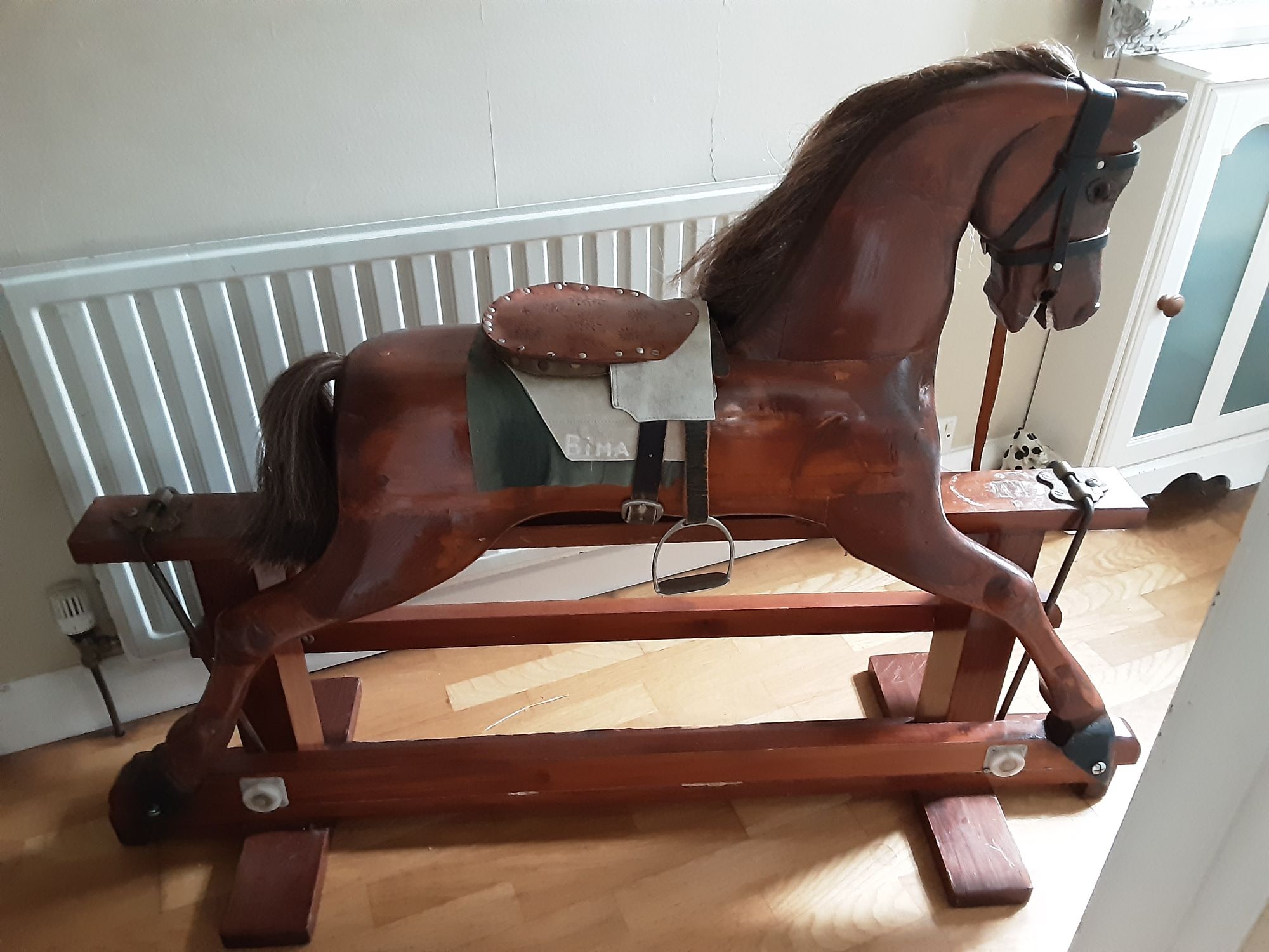 Handmade Wooden Rocking Horse For Sale