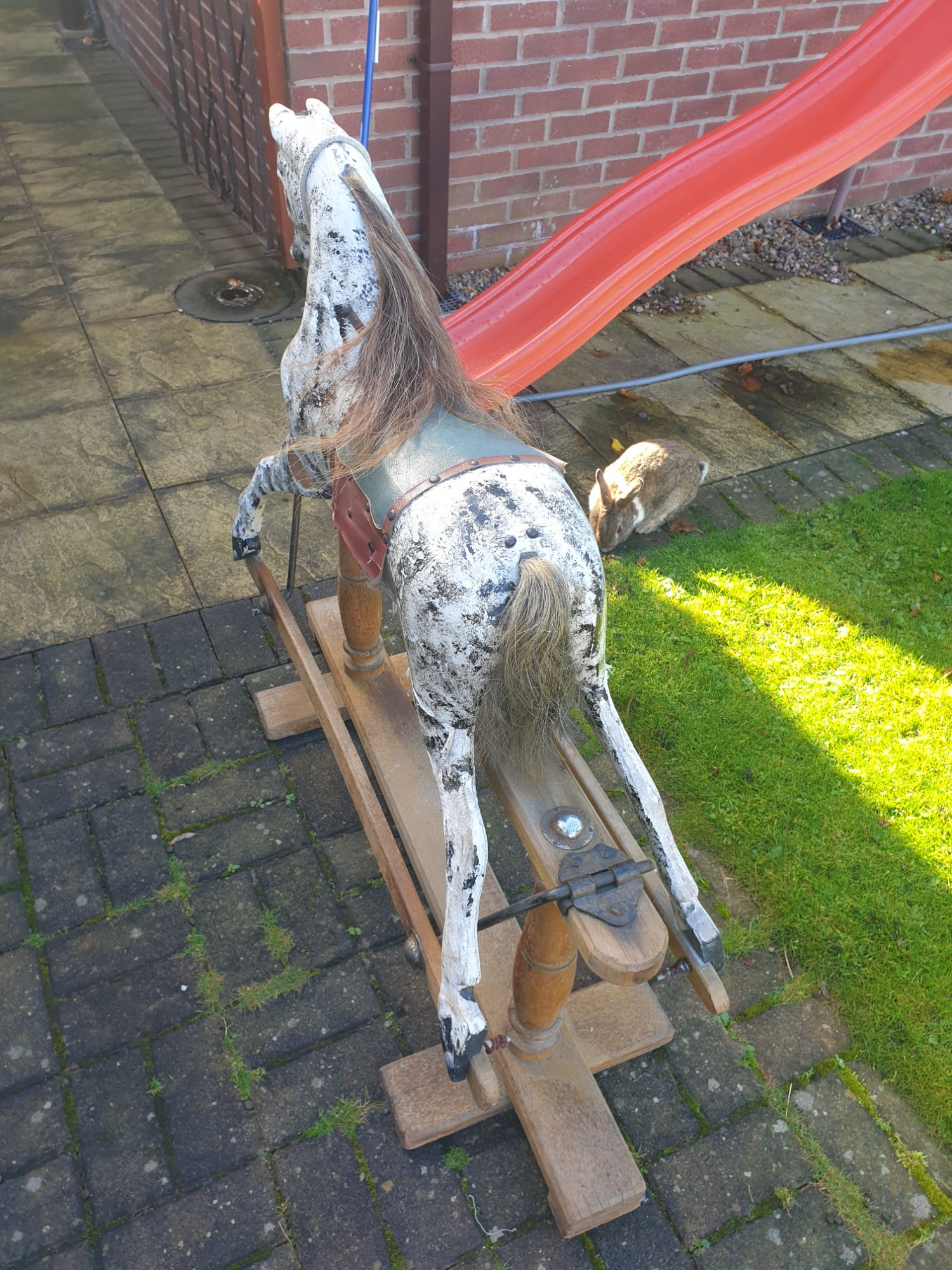Lines Brothers  rocking horse unrestored for sale