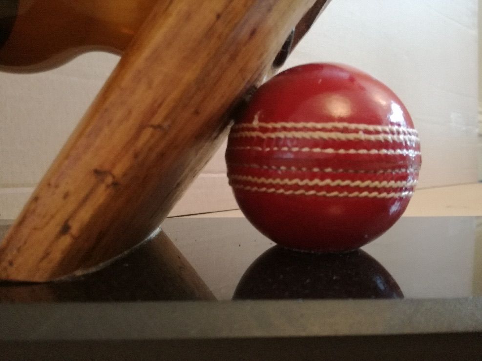 Vintage Cricket Bat Bottle / Wine Rack For Sale