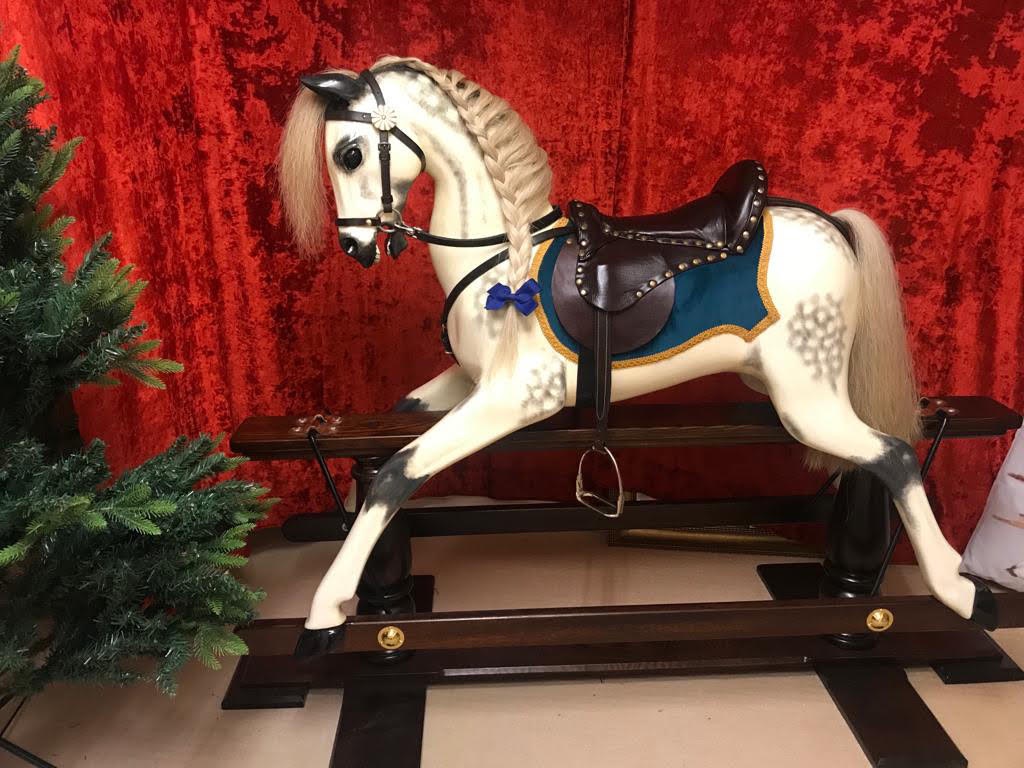 Large Handmade Rocking  horse for sale restored