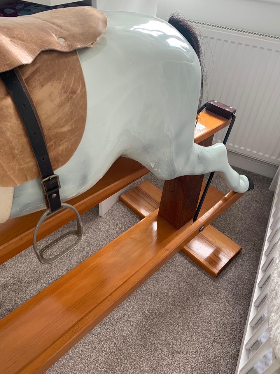 Large Haddon Rocking Horse for sale in the rocking horse attic