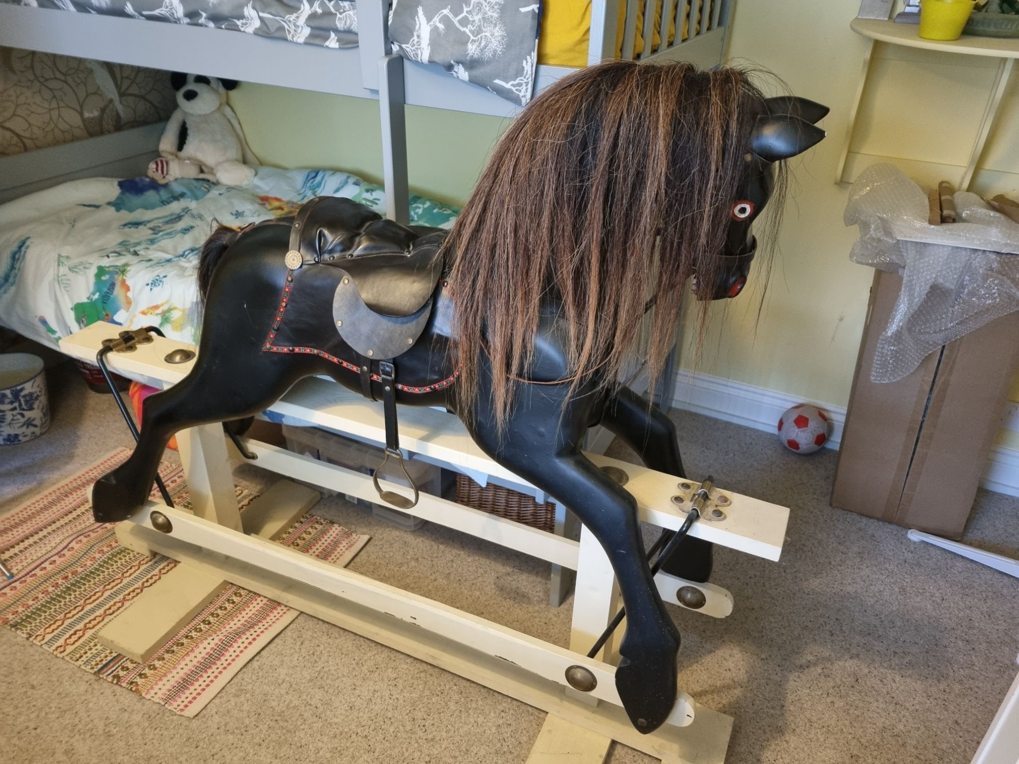 For Sale - Black Stallion Rocking Horse