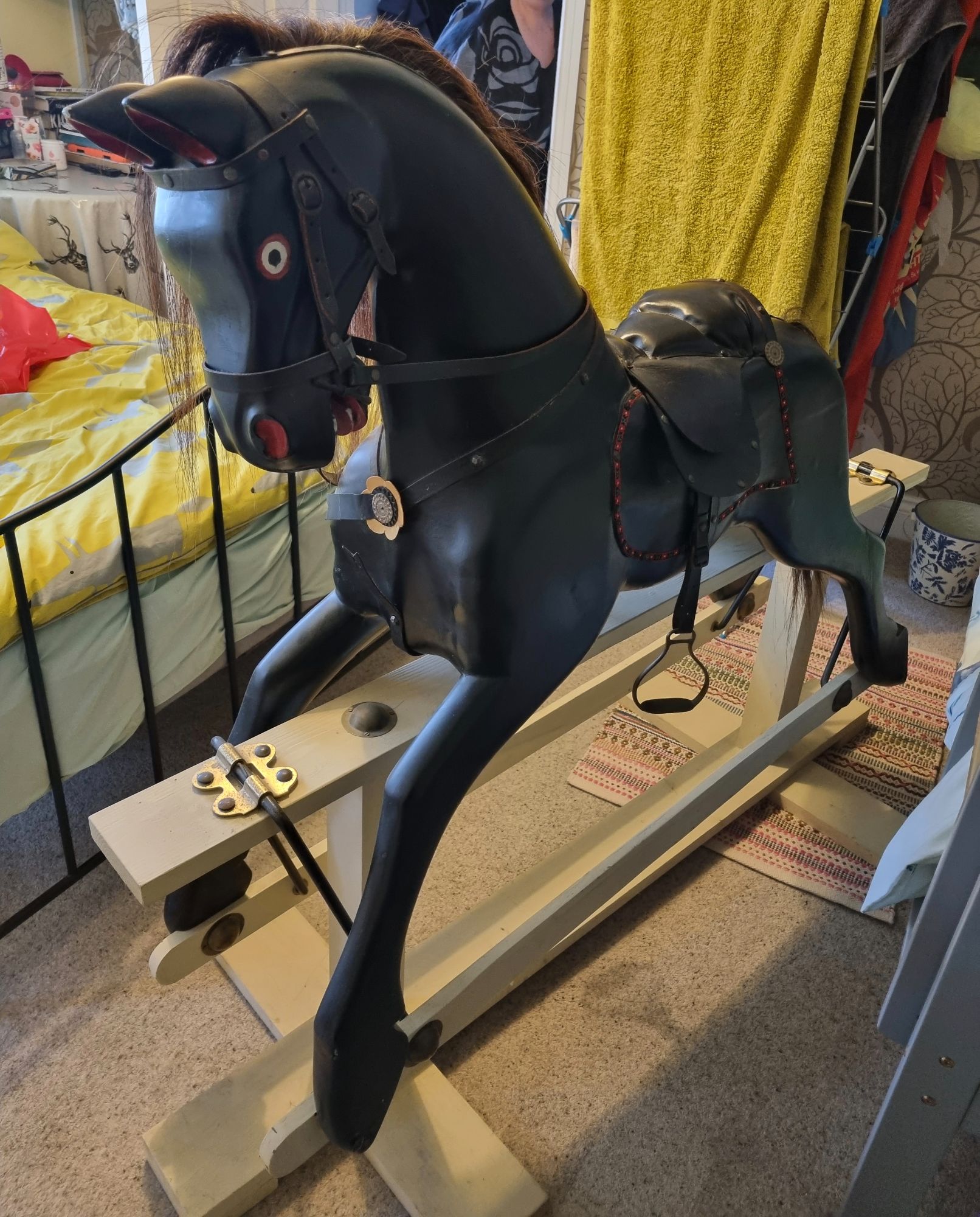 For Sale - Black Stallion Rocking Horse