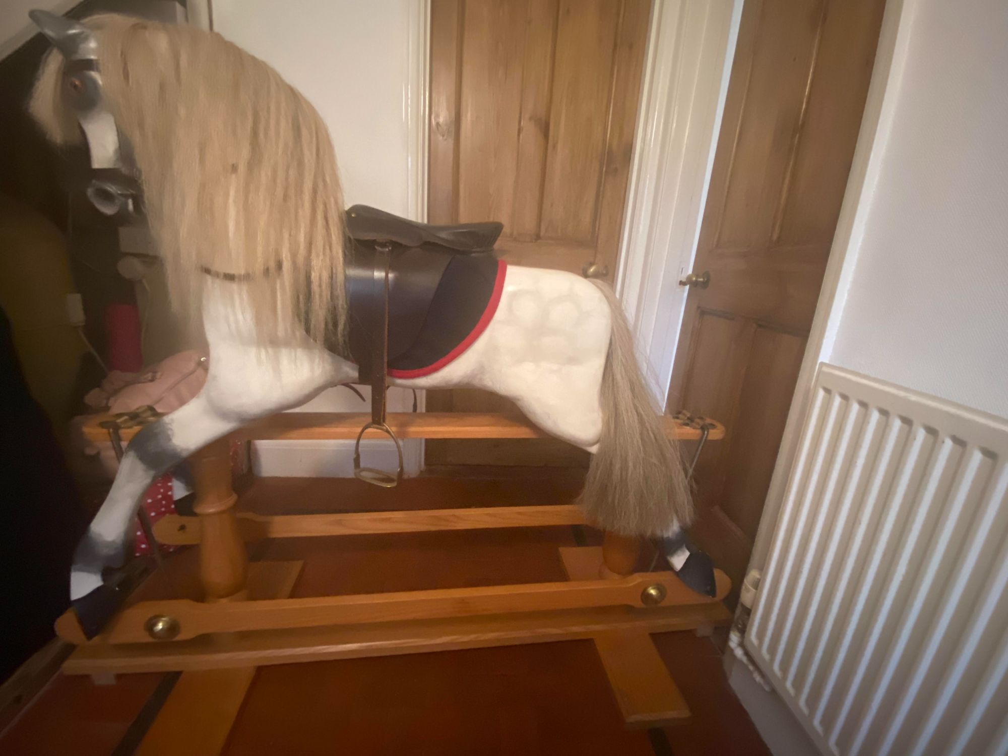 Dapple grey rocking horse for sale