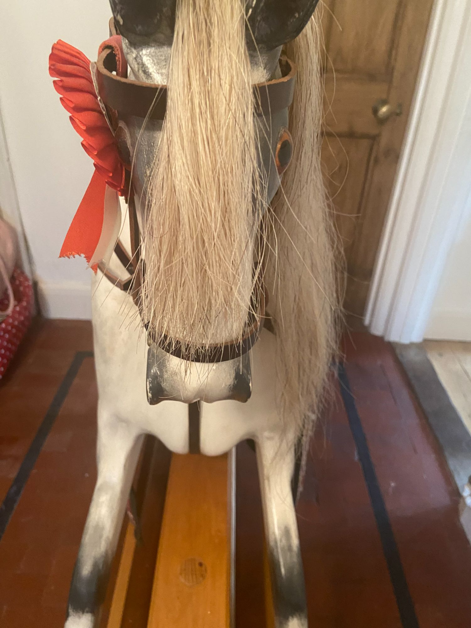 Dapple grey rocking horse for sale