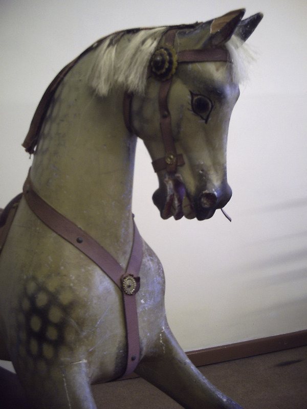 FH Ayres rocking horse in original condition