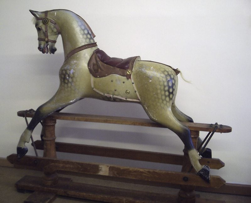FH Ayres rocking horse in original condition