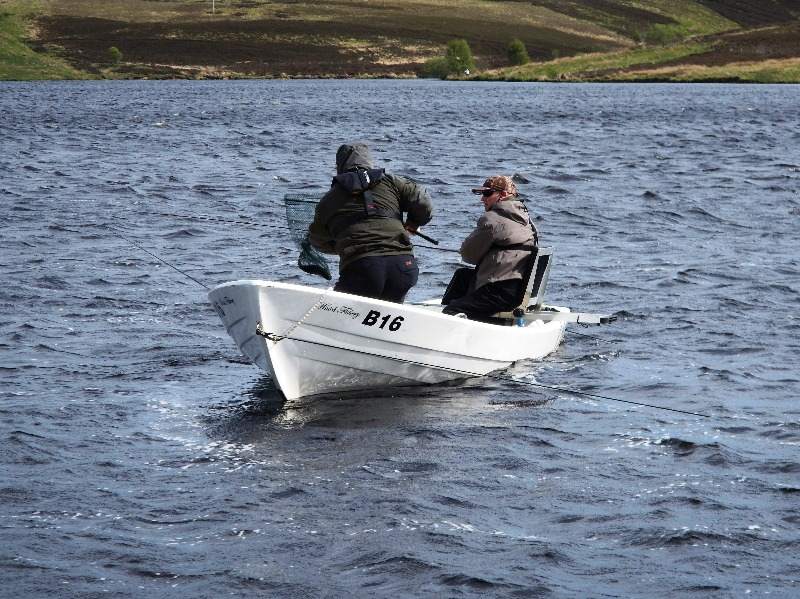 billy braithwaite with a fish from earlston aa