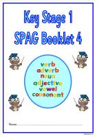 SPAG activity booklet4 for KS1 children