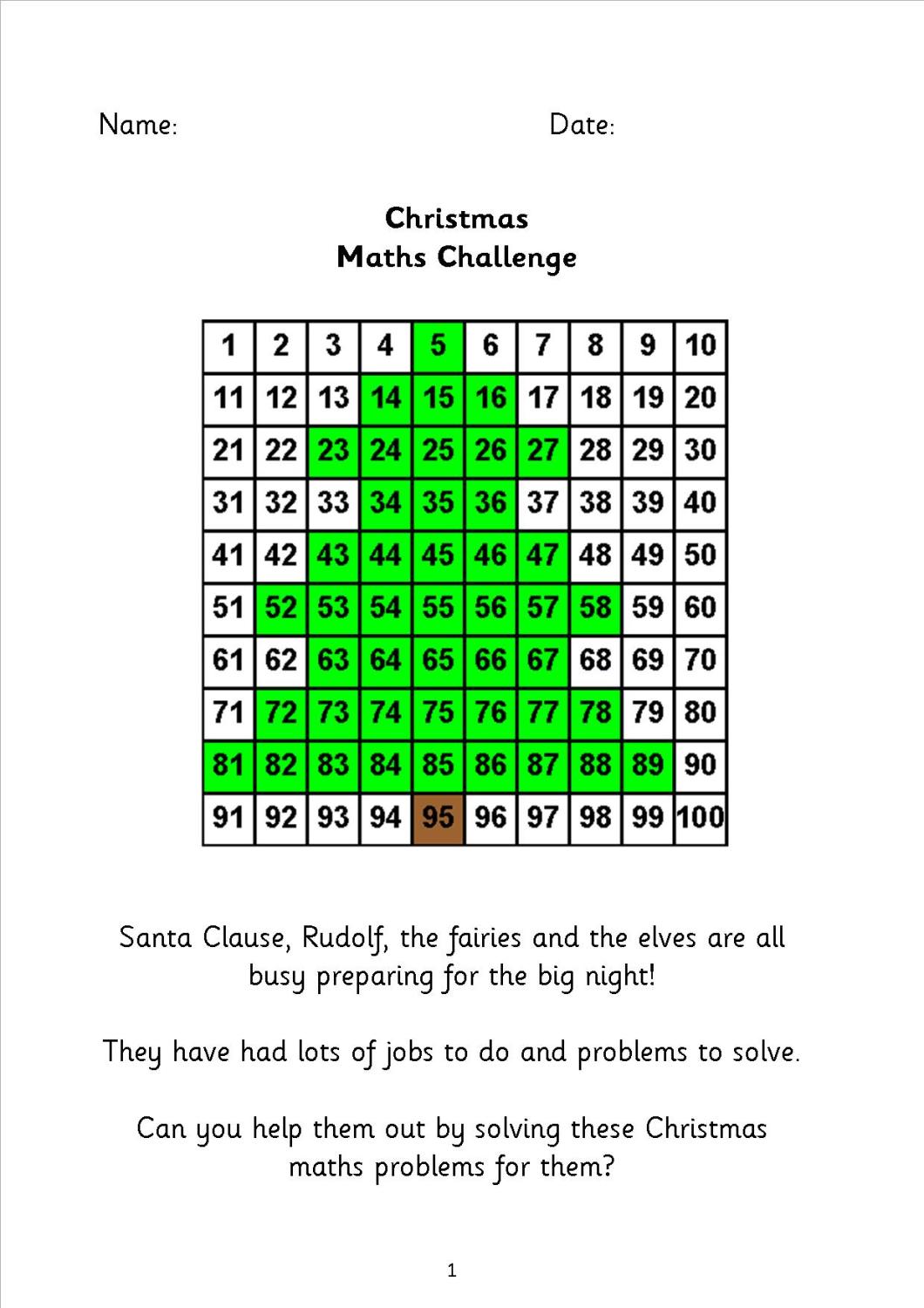 EYFS KS1 KS2 SEN Christmas Maths Sats Worksheets Teaching Resources