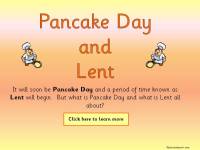 Pancake Day and Lent Topic Pack