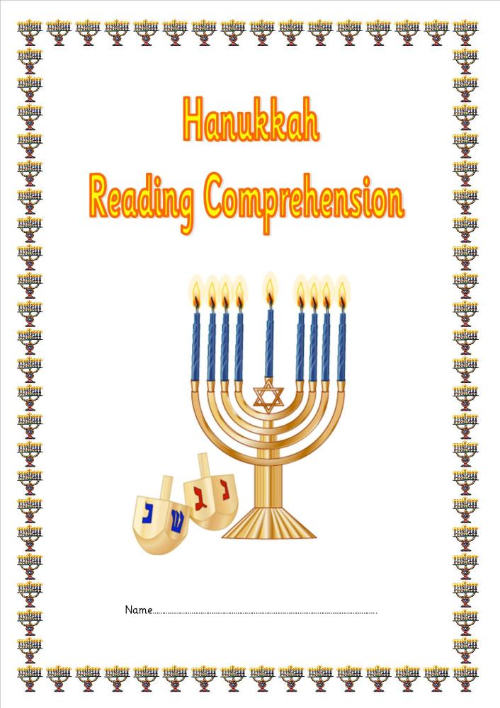 Hanukkah Reading Comprehension Booklet (SATS style).