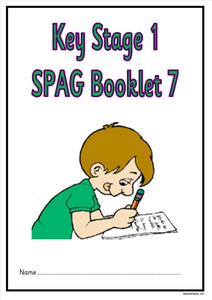 SPAG activity booklet 7 for KS1 children