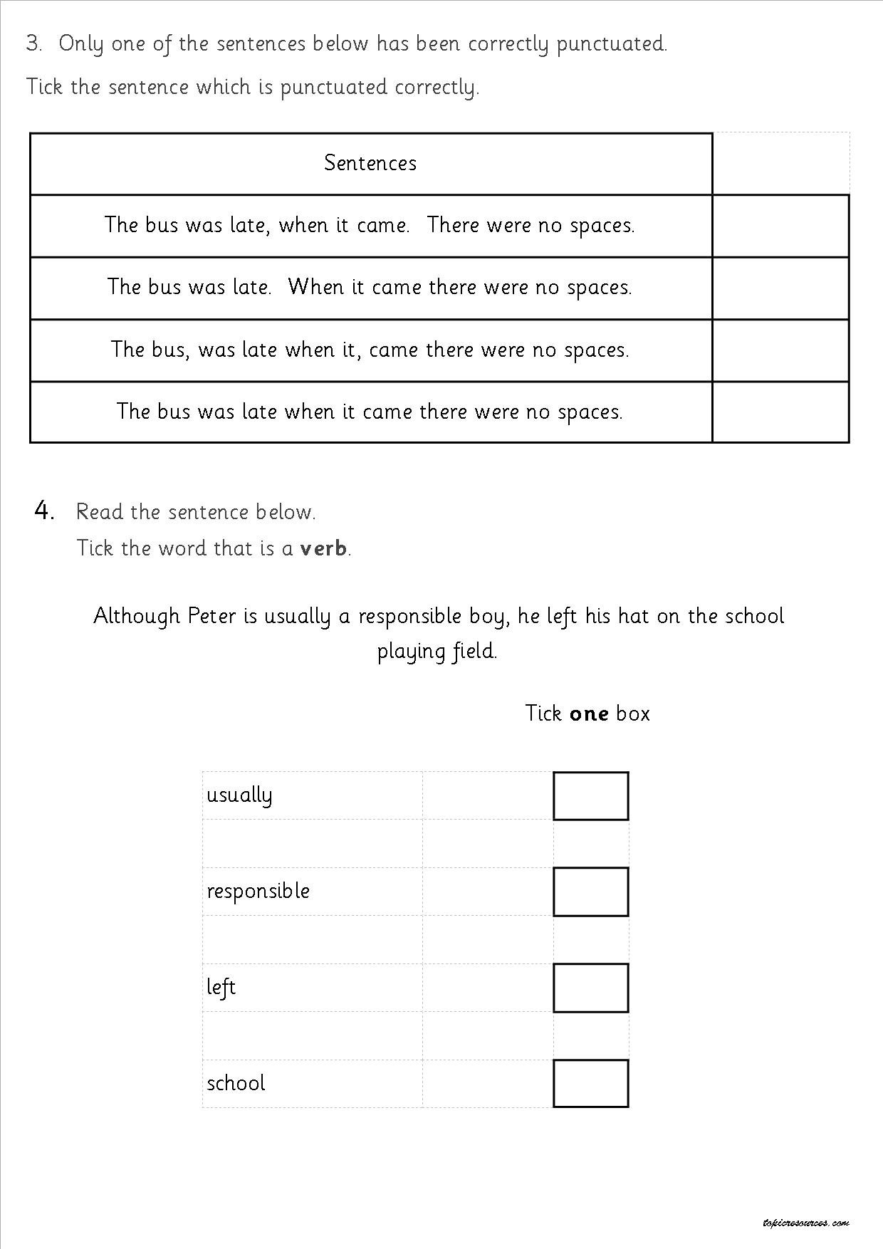 KS1 KS2 SEN IPC Literacy SPAG Activity Booklets