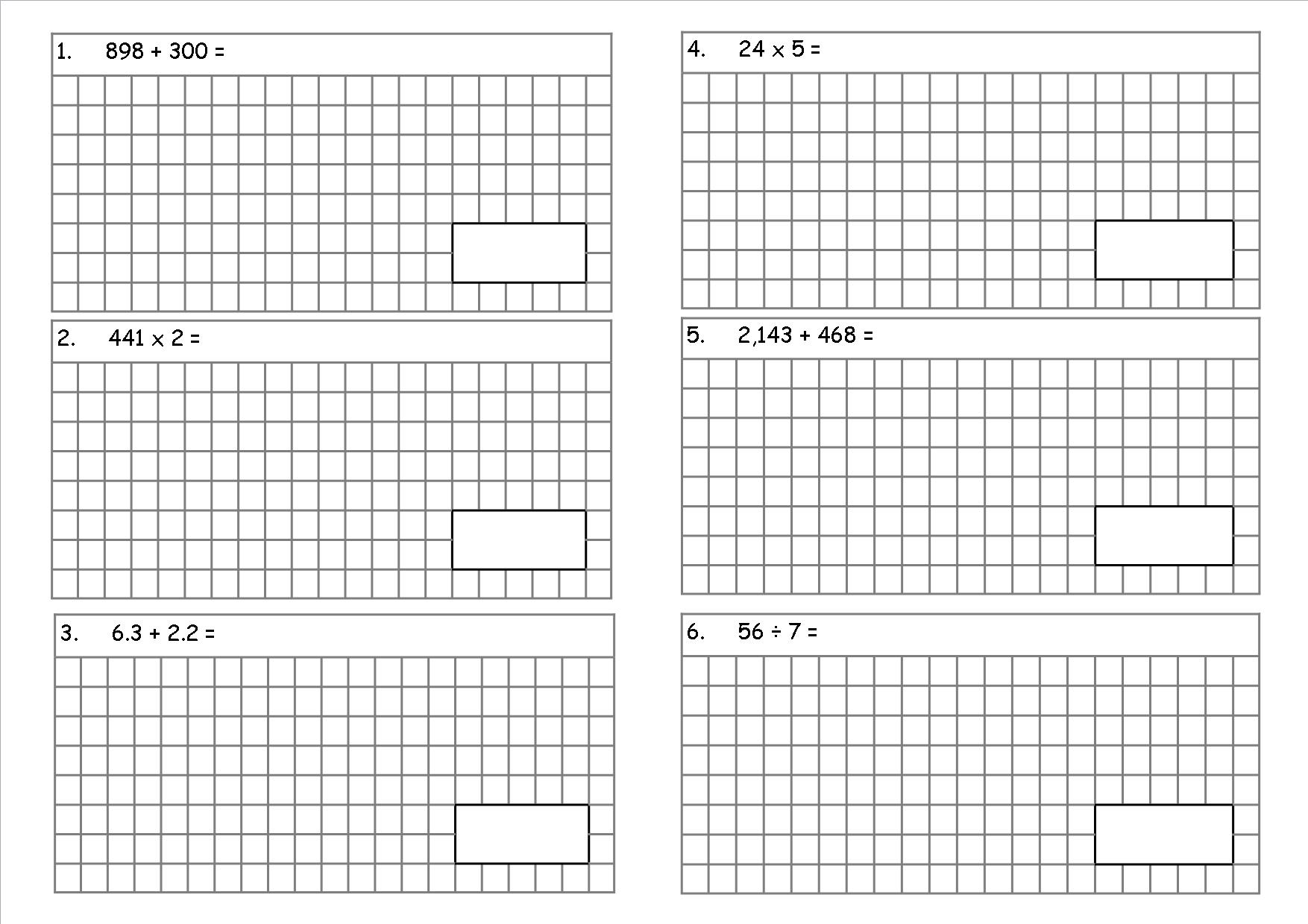 KS2 Year 6 SATs Style Arithmetic Test A Teaching Resource With New