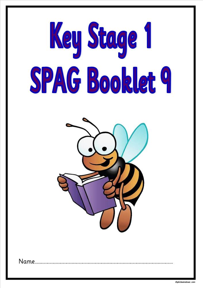 SPAG activity booklet 9 for KS1 children