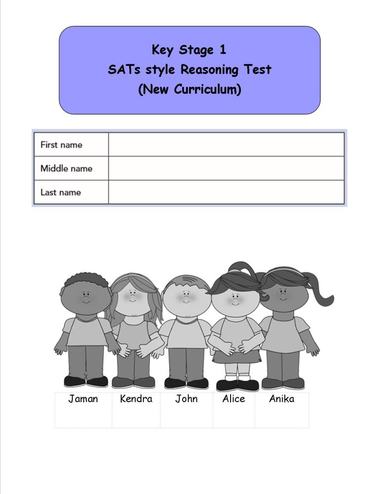 KS1, Year 2, SATs style Reasoning practice papers (New Curriculum)
