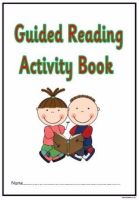 Guided Reading Activity Booklets for Key Stage 1 (pack 2)