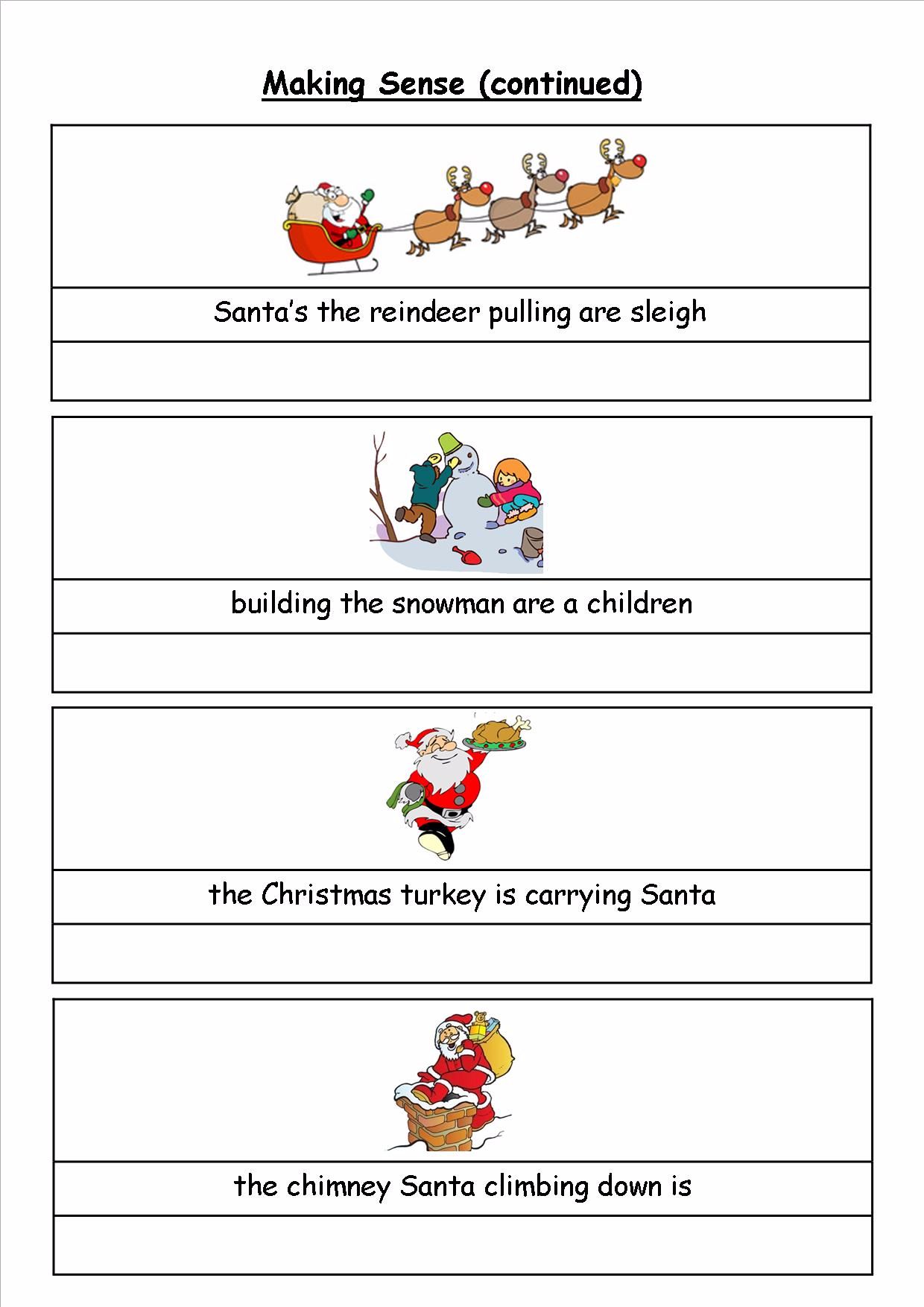 Ks1 Ks2 Sen Ipc Christmas Spag Activity Booklets Guided