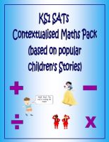 SATs style maths pack for KS1/Year 2