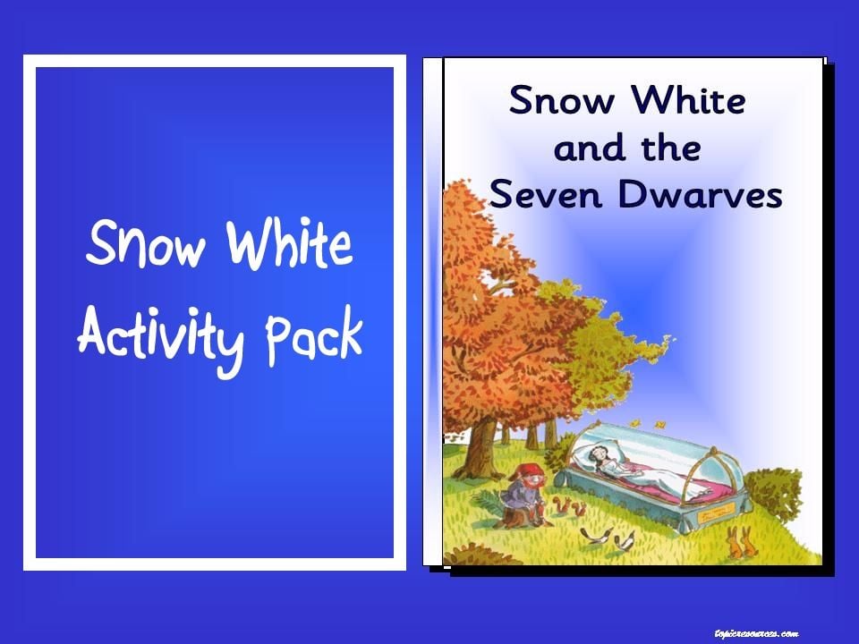 Combined Snow White Story Pack and Activity Pack