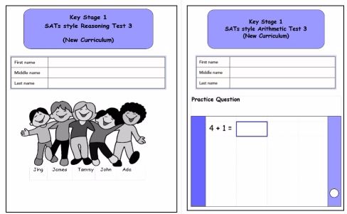 New! KS1, Year 2, SATs style Reasoning and Arithmetic Combined Pack 3 (New 