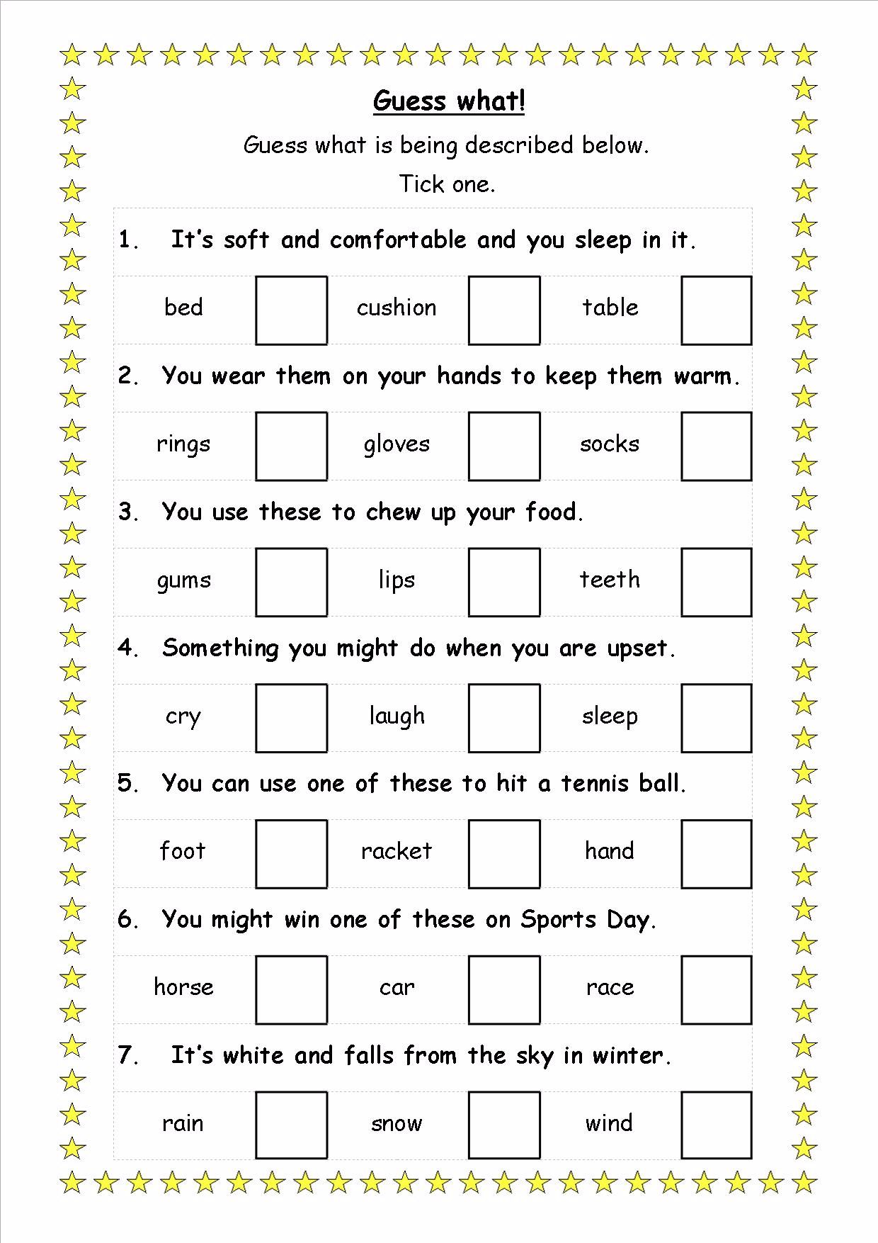 educational activities for ks1