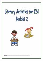 Literacy/SPAG/Reading Activities for KS1, booklet 2