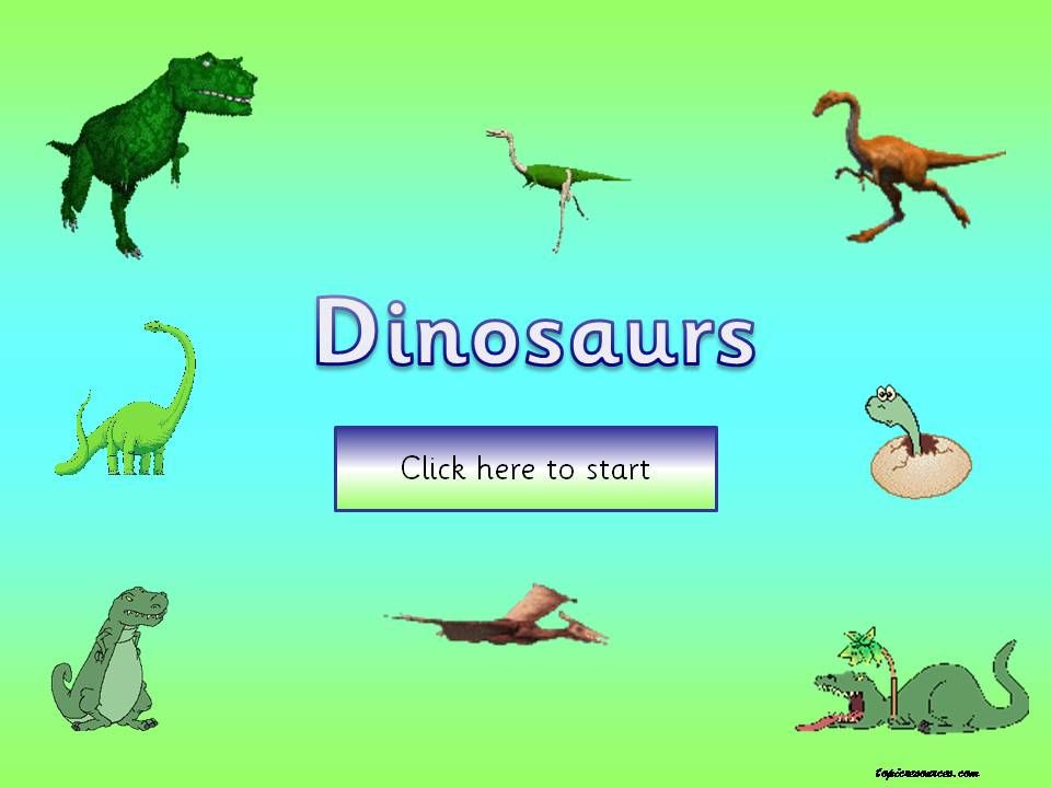 Dinosaurs Topic Pack