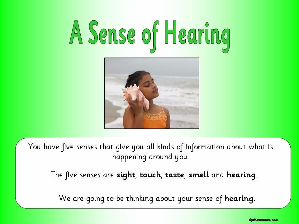 A Sense of Hearing Topic