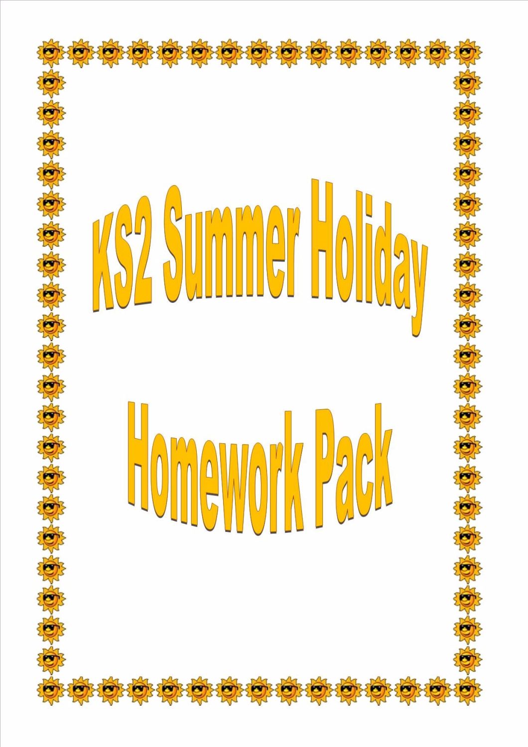 summer homework uk