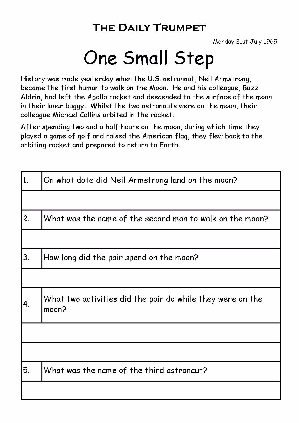 English For Year 2 Worksheets