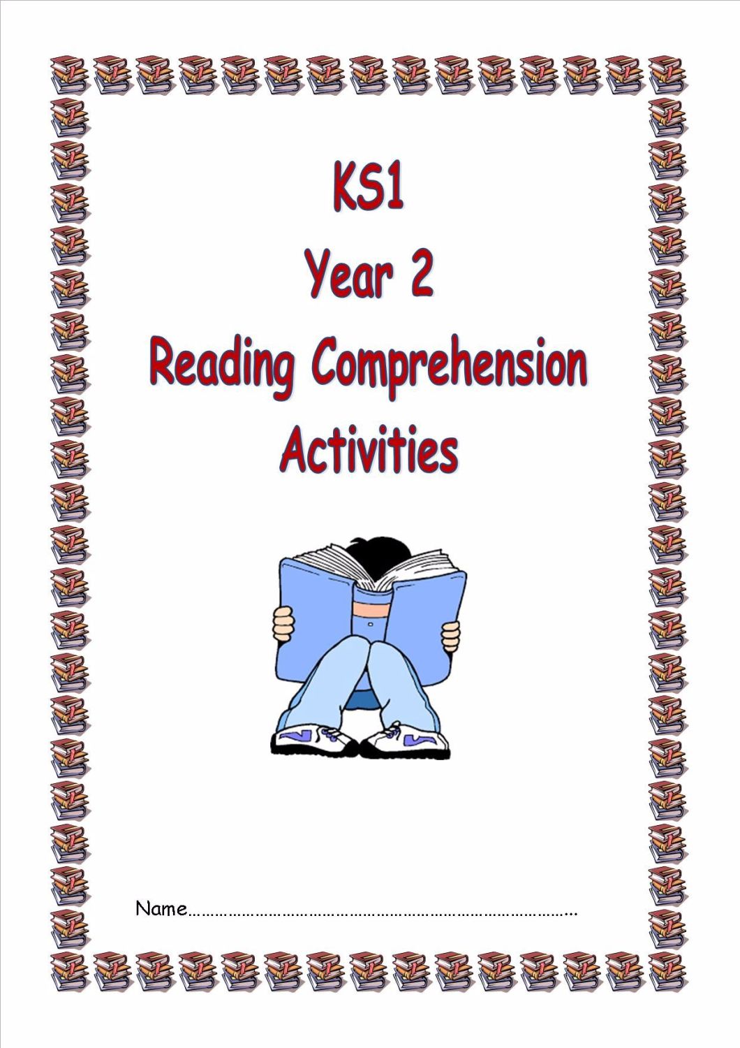NEW!  KS1, Year 2 Reading Comprehension Booklet