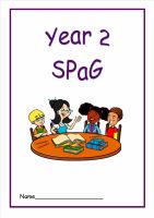 Year 2 SPaG Activity Booklet- in line with New Curriculum requirements.