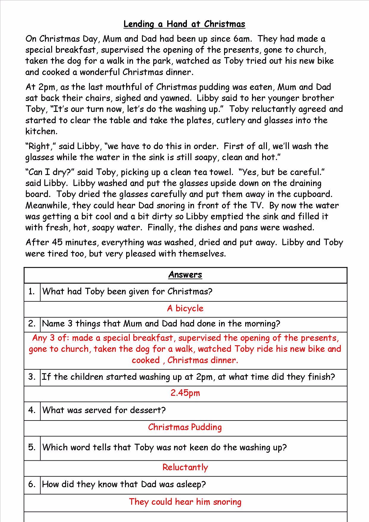 KS2, Christmas Inference, Deduction, Problem Solving and ...