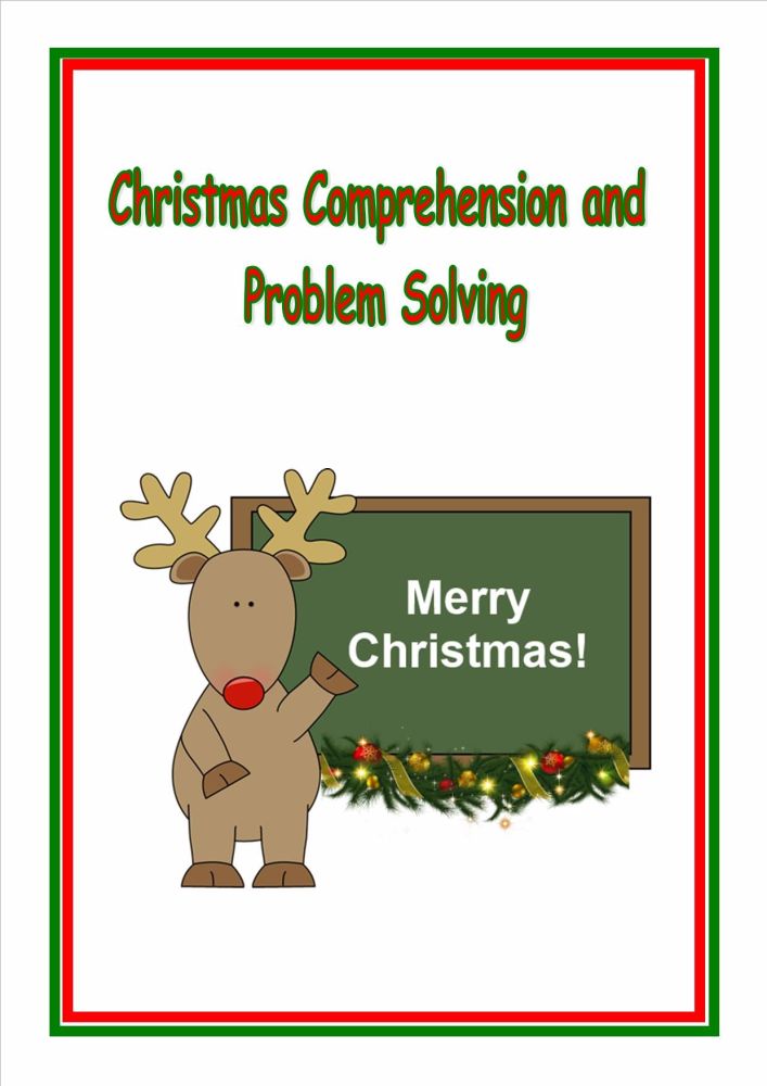Christmas Comprehension and Problem Solving for KS2