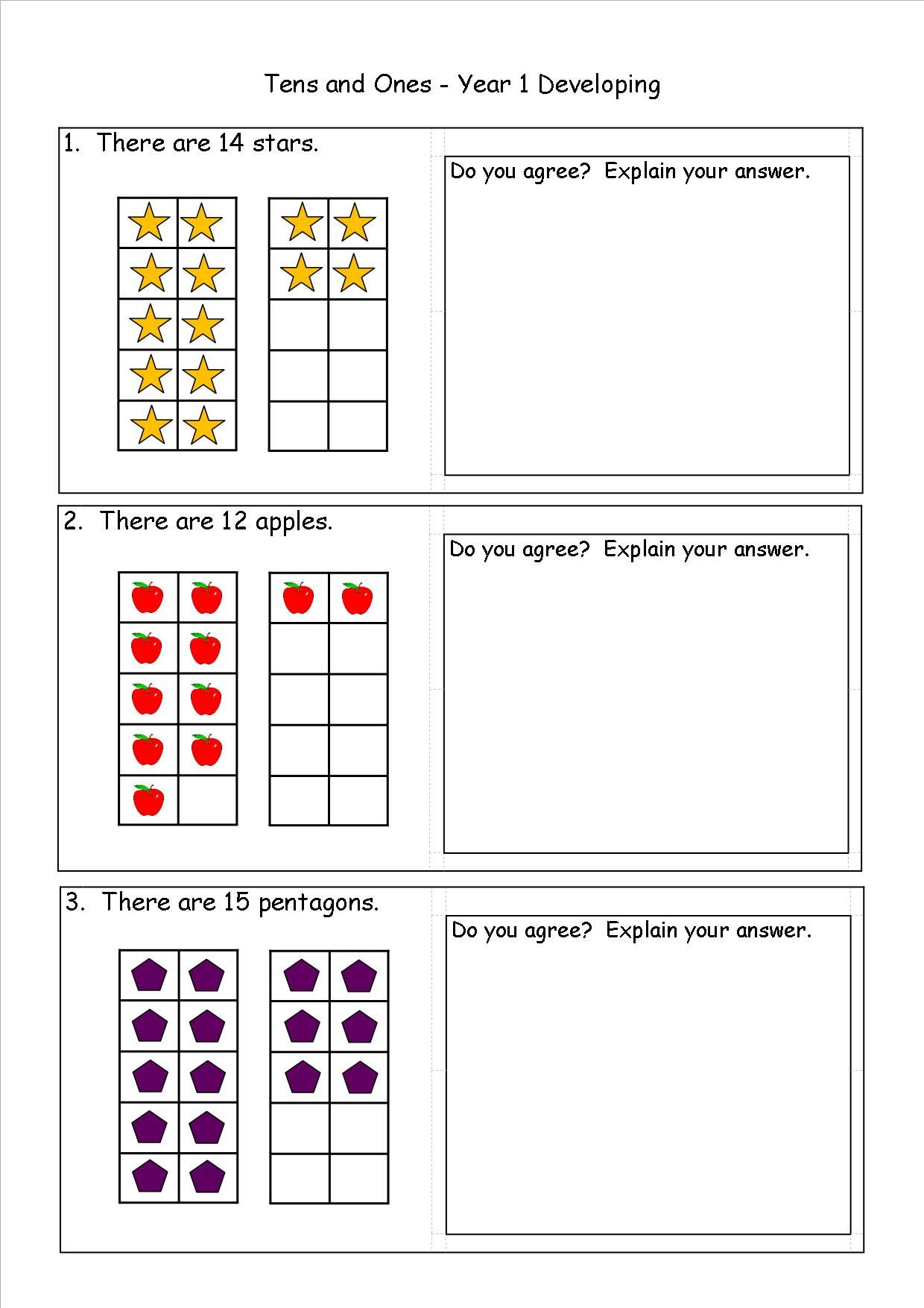 Tens And Ones Worksheet For Kids Free November Math W - vrogue.co