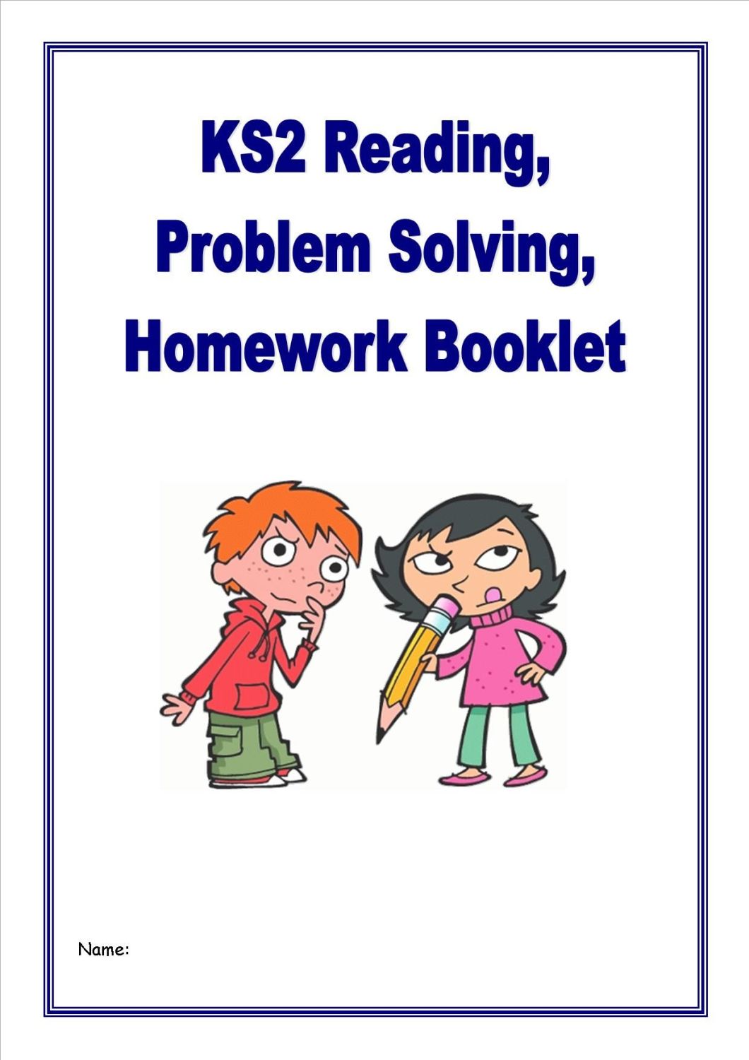 Reading Comprehension, Inference,Problem Solving/Homework Activities for KS