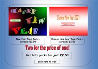 New Year Topic Pack AND Chinese New Year Topic Pack BOGOF