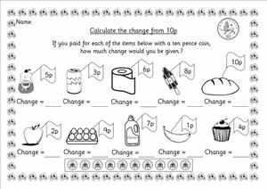 eyfs ks1 sen shopping numeracy money powerpoint