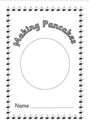 pancake day coloring pages and activity sheets - photo #22
