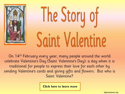 EYFS, KS1, KS2, SEN, Saint Valentine's Day Topic 