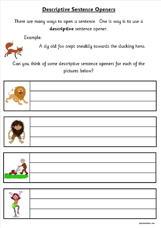 guided reading writing activities ks1