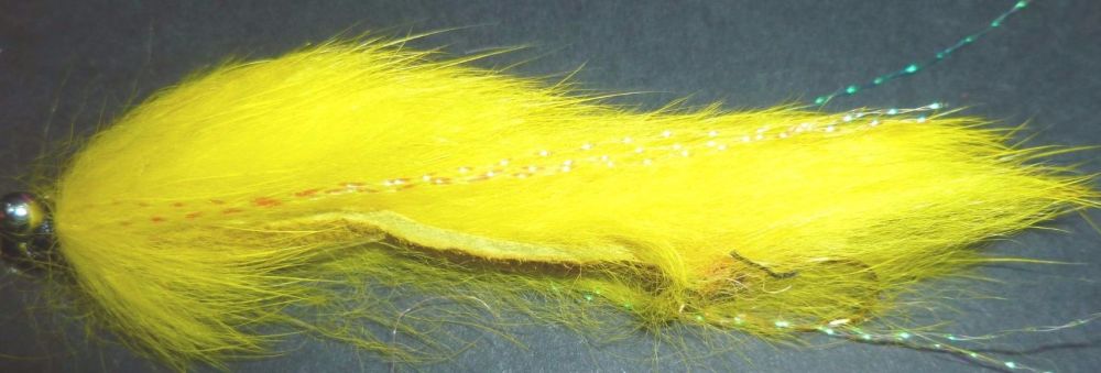 Snake fly- Chain eye-Yellow  # 10 barbed SF 12