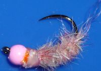 Grayling fly,Pink Pearl# 12, Tungsten  [GR9]