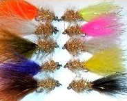 Humongous Gold,10 x Trout flies, Assorted patterns,