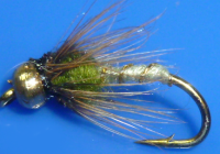  Wickams Fancy Goldhead #14,wet fly  (W 48)