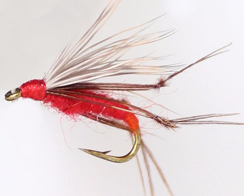 Deer hair hopper, Red  [HOP21]