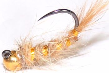 Tungsten Gold ribbed Hares ear # 14   [GR5]